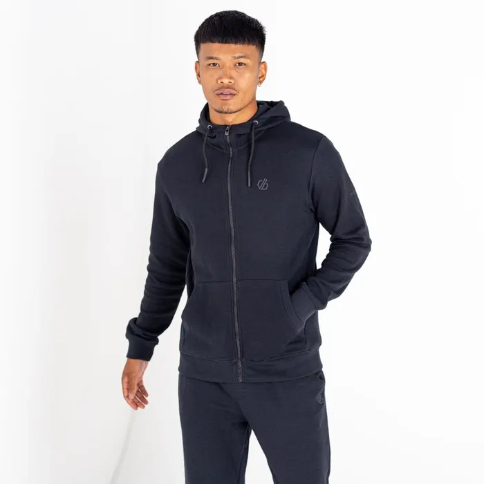 Dare 2b Hoodies and Sweatshirts Jermaine Jenas 8211 Modulus Full Zip Hoodie Black 8211 Men