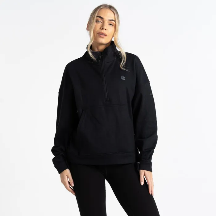 Dare 2b Hoodies and Sweatshirts Recoup Ii Half Zip Sweatshirt Black 8211 Women Dare 2b Hoodies and Sweatshirts Recoup Ii Half Zip Sweatshirt Black 8211 Women