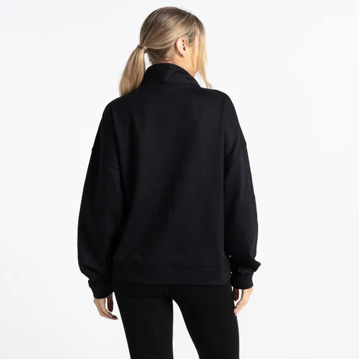 Dare 2b Hoodies and Sweatshirts Recoup Ii Half Zip Sweatshirt Black 8211 Women