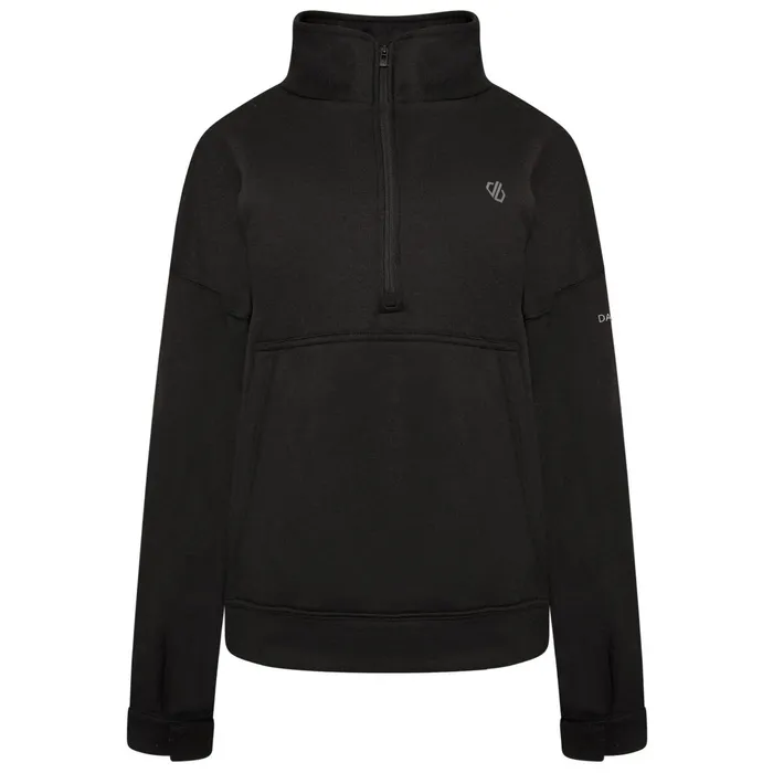 Dare 2b Hoodies and Sweatshirts Recoup Ii Half Zip Sweatshirt Black 8211 Women