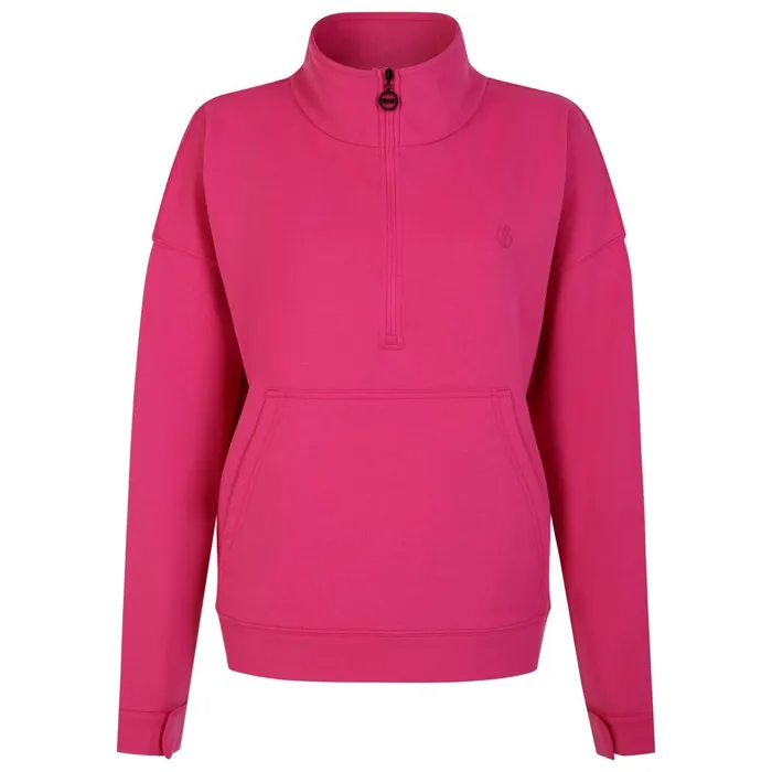 Dare 2b Hoodies and Sweatshirts Recoup Ii Half Zip Sweatshirt Pure Pink 8211 Women