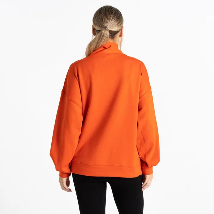 Dare 2b Hoodies and Sweatshirts Recoup Ii Half Zip Sweatshirt Rusty Orange 8211 Women