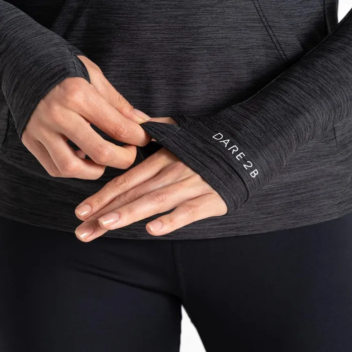 Dare 2b Hoodies and Sweatshirts Sprint City Lightweight Hoodie Black 8211 Women