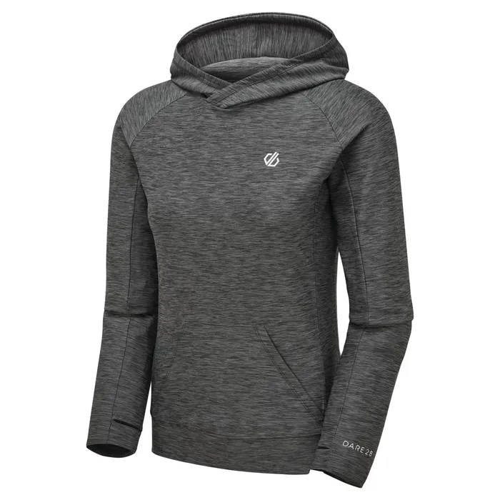 Dare 2b Hoodies and Sweatshirts Sprint City Lightweight Hoodie Ebony Grey 8211 Women
