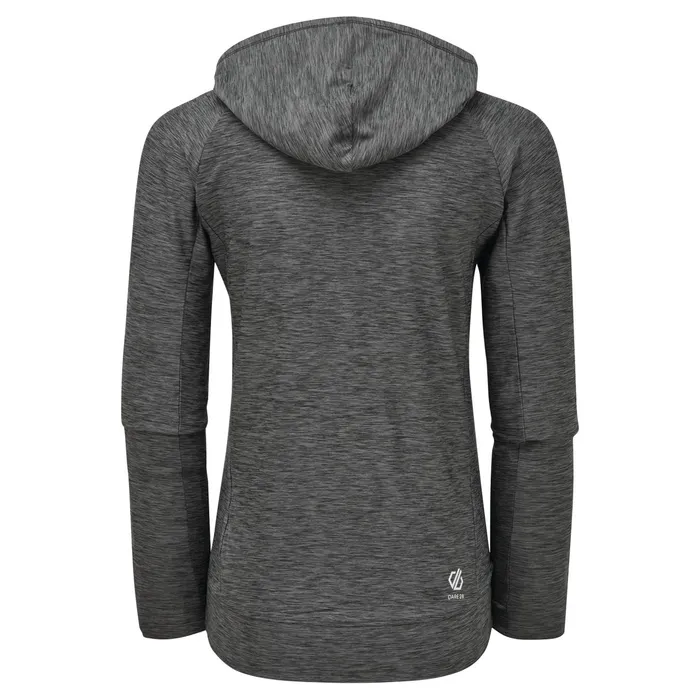 Dare 2b Hoodies and Sweatshirts Sprint City Lightweight Hoodie Ebony Grey 8211 Women