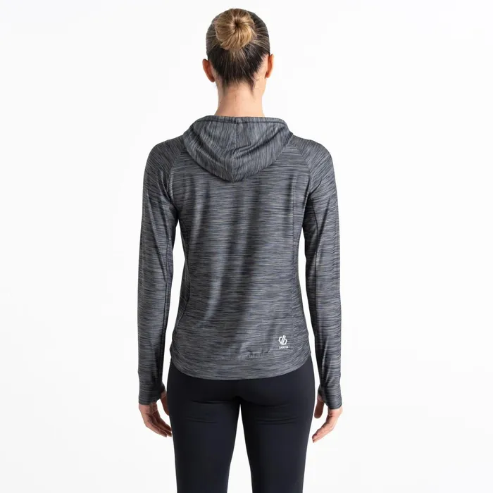 Dare 2b Hoodies and Sweatshirts Sprint City Lightweight Hoodie Ebony Grey 8211 Women