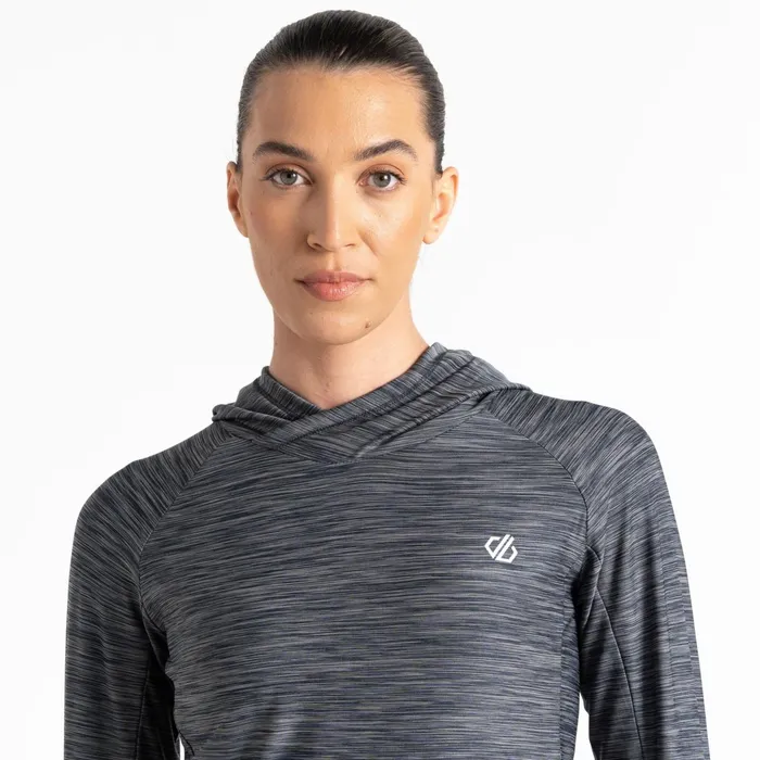 Dare 2b Hoodies and Sweatshirts Sprint City Lightweight Hoodie Ebony Grey 8211 Women
