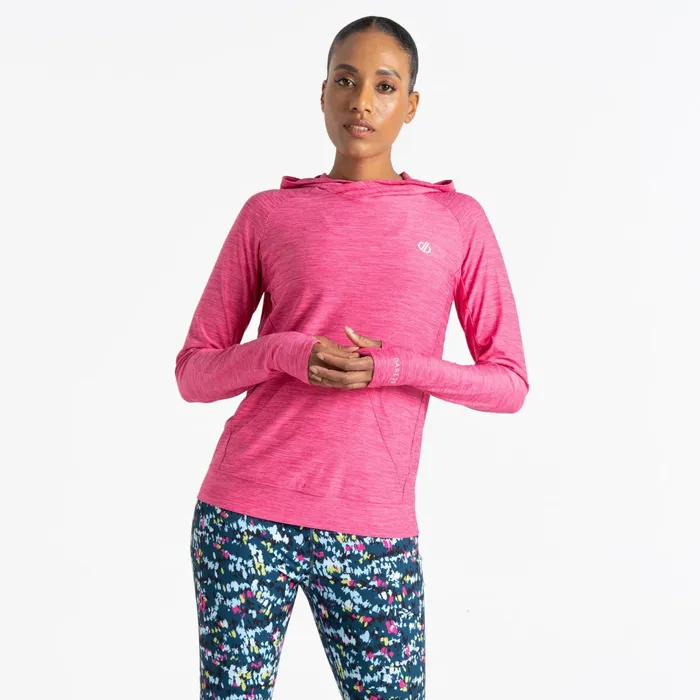 Dare 2b Hoodies and Sweatshirts Sprint City Lightweight Hoodie Pure Pink Marl 8211 Women Dare 2b Hoodies and Sweatshirts Sprint City Lightweight Hoodie Pure Pink Marl 8211 Women