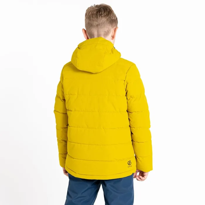 Dare 2b Insulated Jackets Boys039 Folly Waterproof Ski Jacket Moss Yellow 8211 Kids