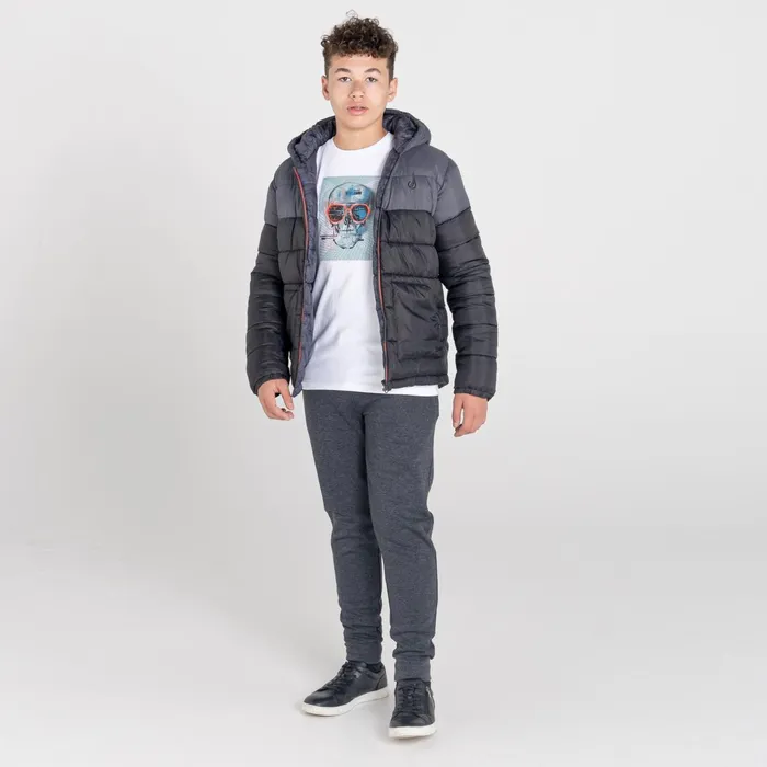 Dare 2b Insulated Jackets Boys039 Nothing To It Waterproof Insulated Jacket Black Ebony Grey 8211 Kids Dare 2b Insulated Jackets Boys039 Nothing To It Waterproof Insulated Jacket Black Ebony Grey 8211 Kids