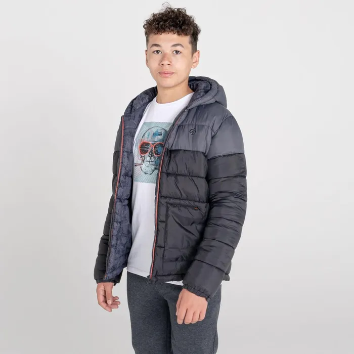 Dare 2b Insulated Jackets Boys039 Nothing To It Waterproof Insulated Jacket Black Ebony Grey 8211 Kids Dare 2b Insulated Jackets Boys039 Nothing To It Waterproof Insulated Jacket Black Ebony Grey 8211 Kids