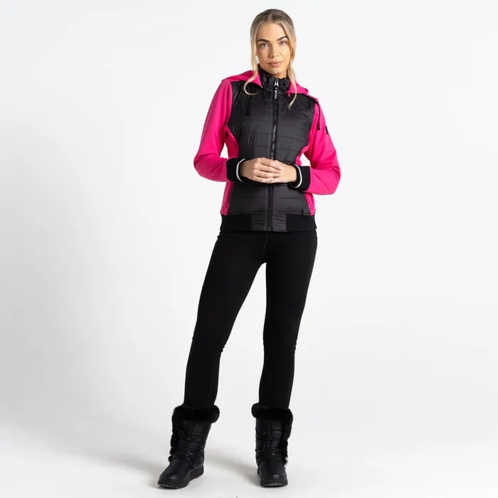 Dare 2b Insulated Jackets Fend Jacket BlackPure Pink 8211 Women
