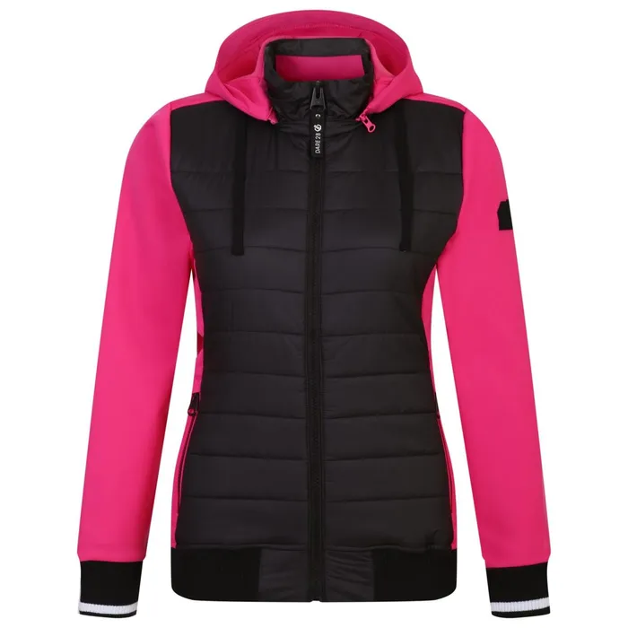 Dare 2b Insulated Jackets Fend Jacket BlackPure Pink 8211 Women