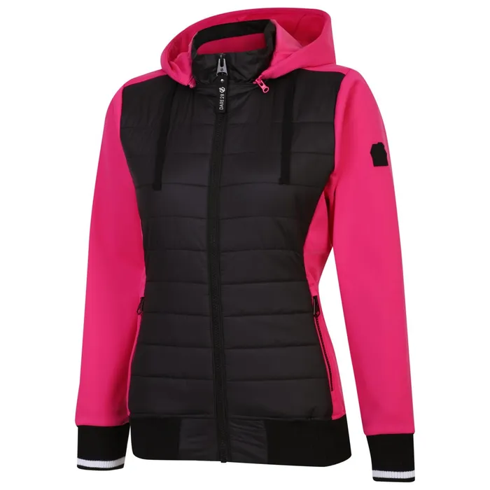 Dare 2b Insulated Jackets Fend Jacket BlackPure Pink 8211 Women