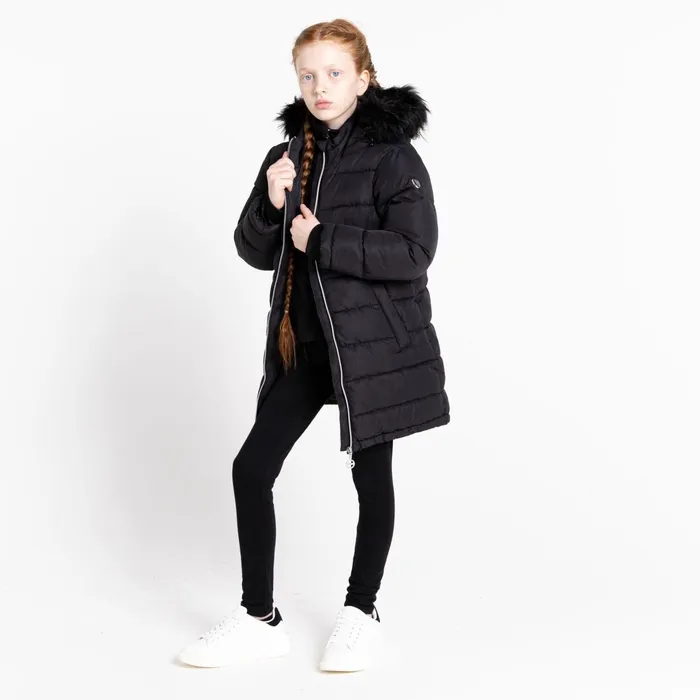 Dare 2b Insulated Jackets Girls039 Striking Ii Waterproof Jacket Black 8211 Kids