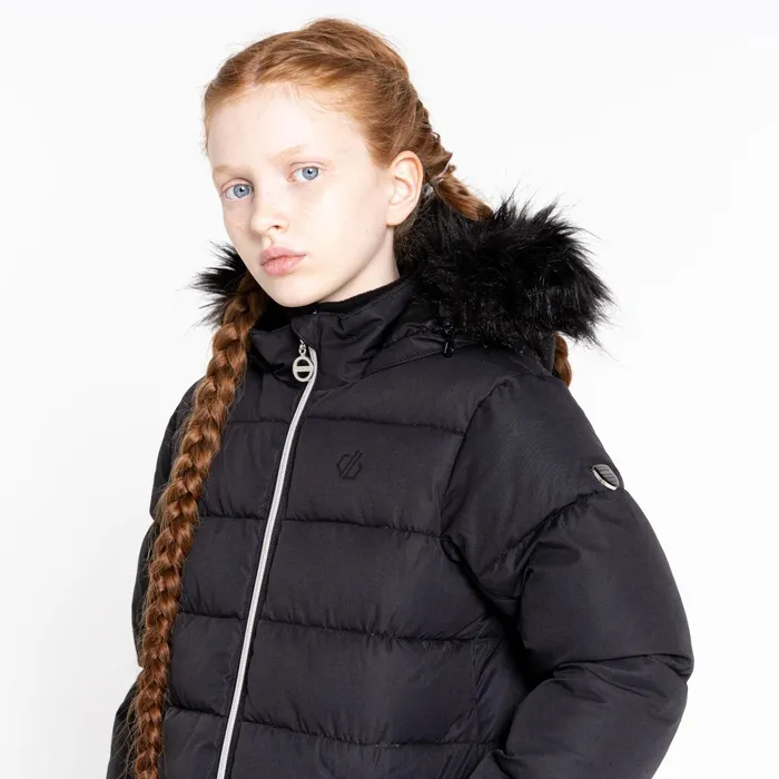 Dare 2b Insulated Jackets Girls039 Striking Ii Waterproof Jacket Black 8211 Kids