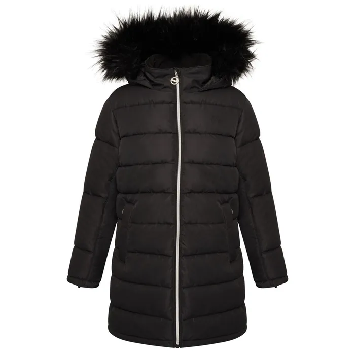 Dare 2b Insulated Jackets Girls039 Striking Ii Waterproof Jacket Black 8211 Kids