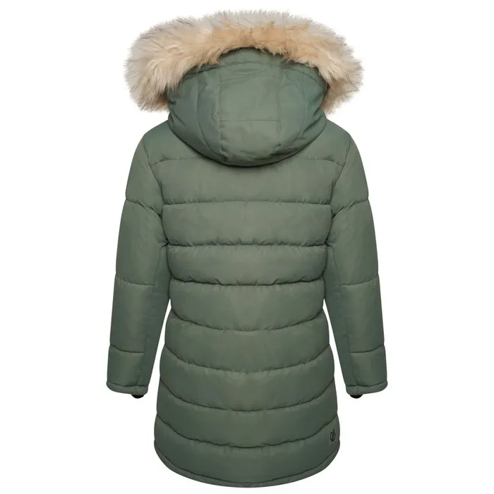 Dare 2b Insulated Jackets Girls039 Striking Ii Waterproof Jacket Duck Green 8211 Kids