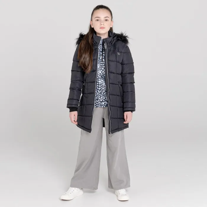 Dare 2b Insulated Jackets Girls039 Striking Waterproof Jacket Black 8211 Kids Dare 2b Insulated Jackets Girls039 Striking Waterproof Jacket Black 8211 Kids