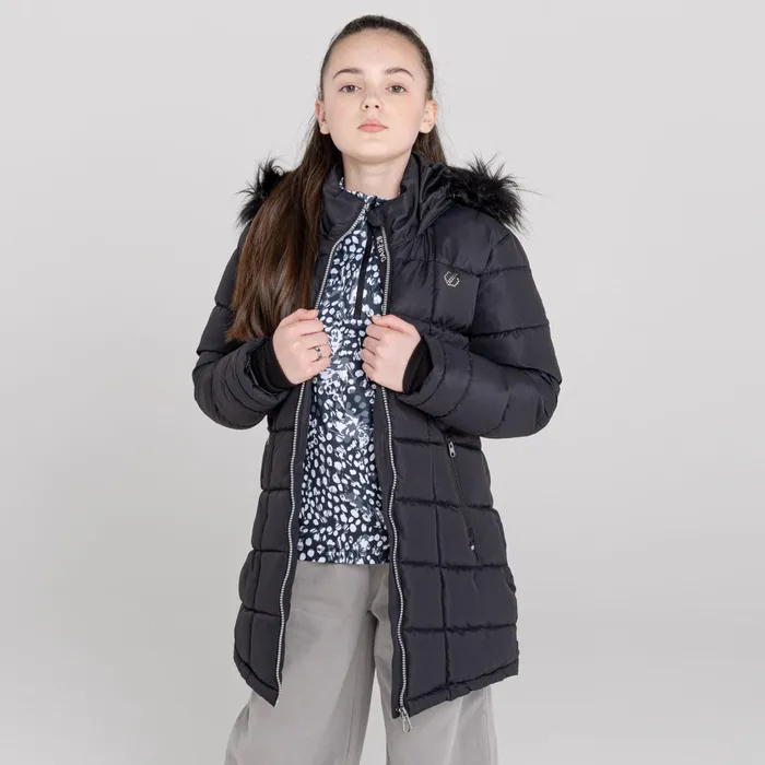 Dare 2b Insulated Jackets Girls039 Striking Waterproof Jacket Black 8211 Kids Dare 2b Insulated Jackets Girls039 Striking Waterproof Jacket Black 8211 Kids