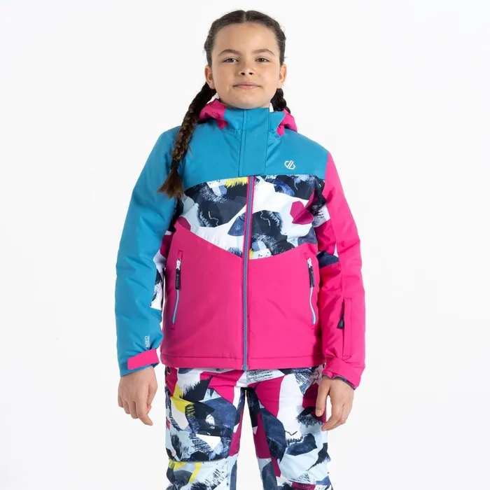 Dare 2b Insulated Jackets Humour Ii Ski Jacket Blue Pink Mountain Print 8211 Kids Dare 2b Insulated Jackets Humour Ii Ski Jacket Blue Pink Mountain Print 8211 Kids