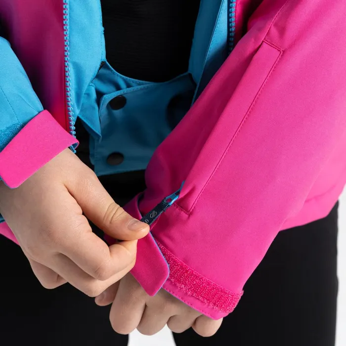 Dare 2b Insulated Jackets Humour Ii Ski Jacket Blue Pink Mountain Print 8211 Kids