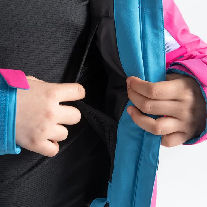Dare 2b Insulated Jackets Humour Ii Ski Jacket Blue Pink Mountain Print 8211 Kids