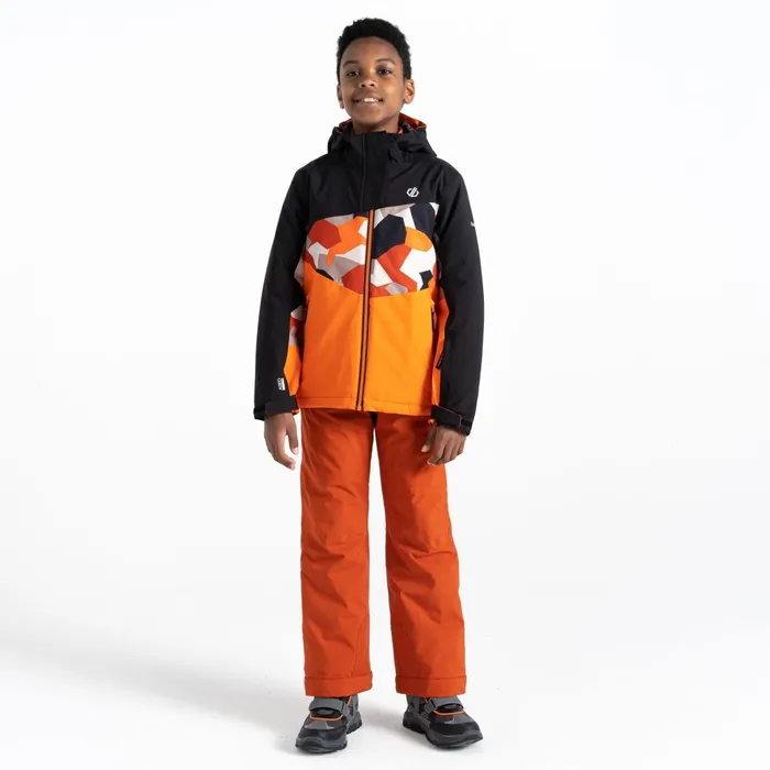 Dare 2b Insulated Jackets Humour Ii Ski Jacket Orange Black Camo 8211 Kids
