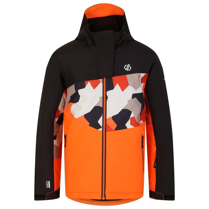 Dare 2b Insulated Jackets Humour Ii Ski Jacket Orange Black Camo 8211 Kids