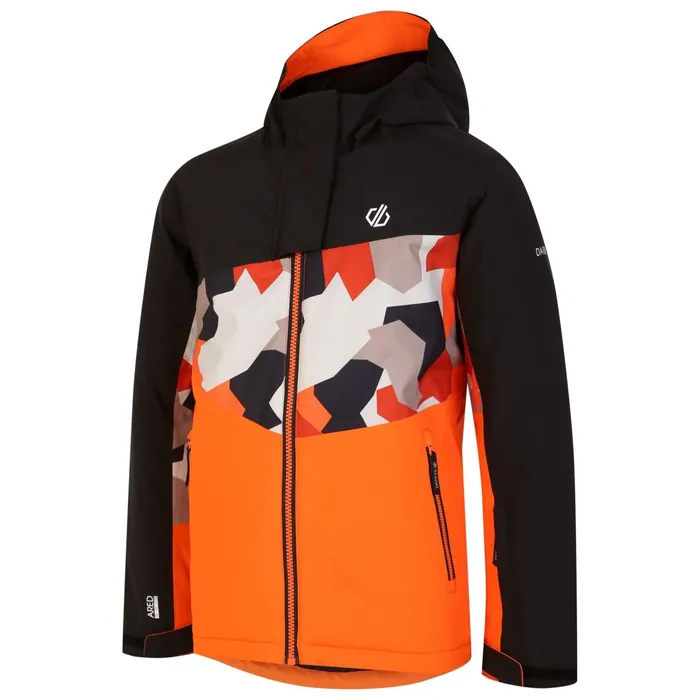 Dare 2b Insulated Jackets Humour Ii Ski Jacket Orange Black Camo 8211 Kids