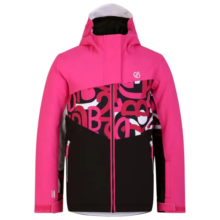 Dare 2b Insulated Jackets Humour Ii Ski Jacket Pink Graffiti Print 8211 Kids