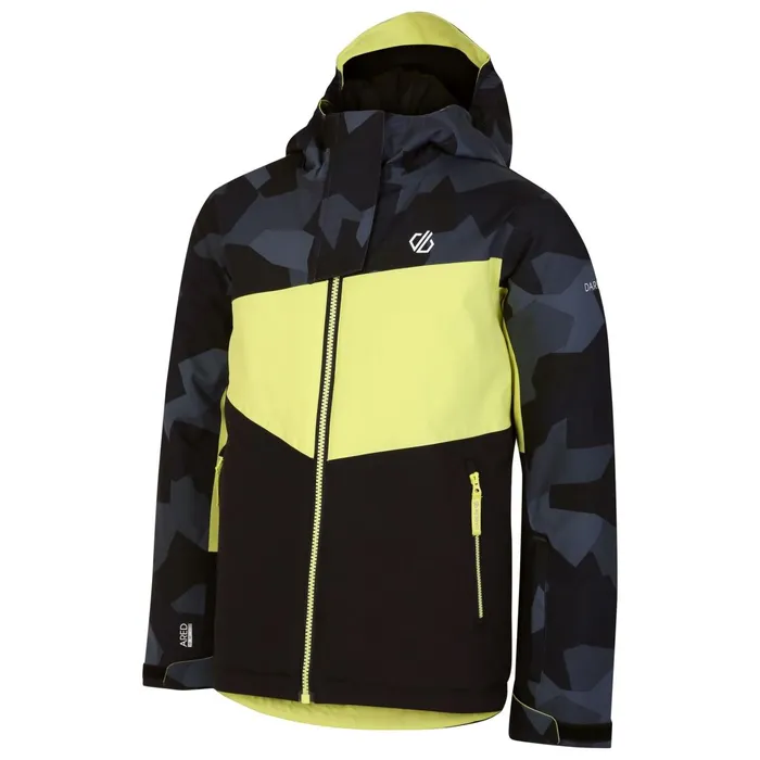 Dare 2b Insulated Jackets Humour Ii Ski Jacket Yellow Black Camo 8211 Kids