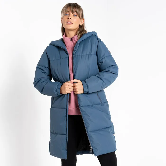 Dare 2b Insulated Jackets Indulgent Mid Length Padded Jacket Orion Grey 8211 Women Dare 2b Insulated Jackets Indulgent Mid Length Padded Jacket Orion Grey 8211 Women