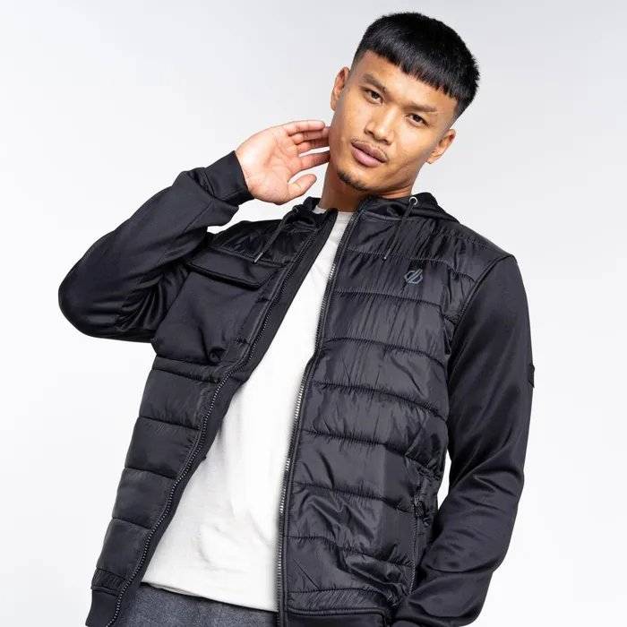 Dare 2b Insulated Jackets Jermaine Jenas 8211 Sharp Hybrid Jacket Black 8211 Men