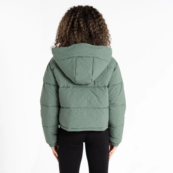 Dare 2b Insulated Jackets Lavishly Hooded Puffer Jacket Duck Green 8211 Women