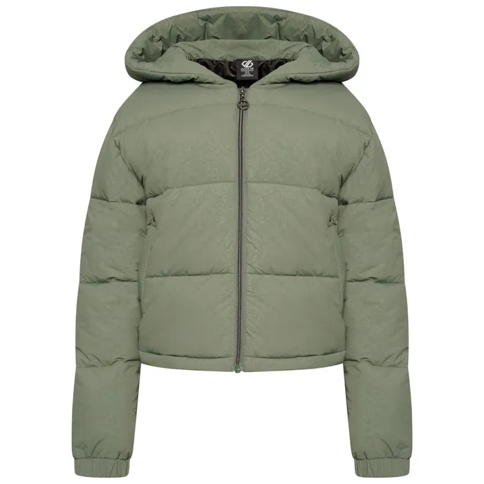 Dare 2b Insulated Jackets Lavishly Hooded Puffer Jacket Duck Green 8211 Women
