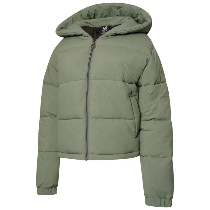 Dare 2b Insulated Jackets Lavishly Hooded Puffer Jacket Duck Green 8211 Women