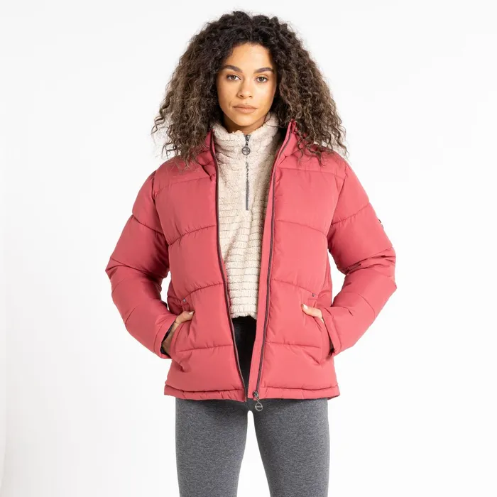 Dare 2b Insulated Jackets Luxuriate Padded Jacket Earth Rose 8211 Women