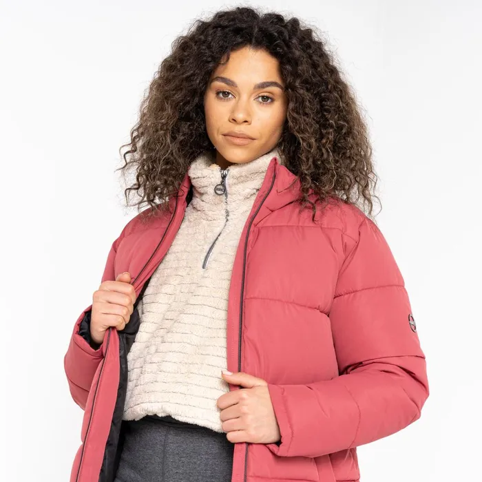 Dare 2b Insulated Jackets Luxuriate Padded Jacket Earth Rose 8211 Women
