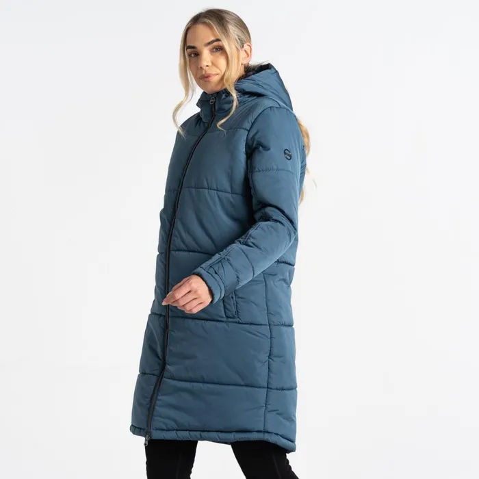 Dare 2b Insulated Jackets Reputable Ii Mid Length Padded Jacket Orion Grey 8211 Women