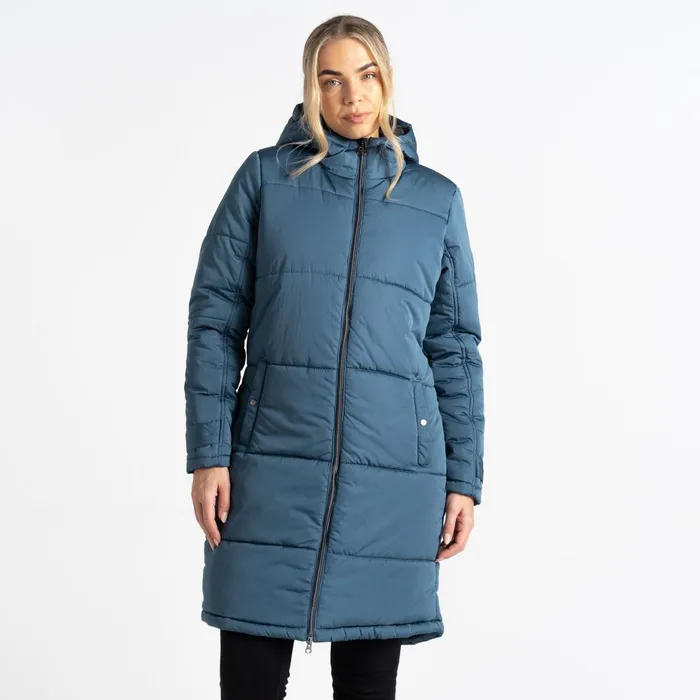 Dare 2b Insulated Jackets Reputable Ii Mid Length Padded Jacket Orion Grey 8211 Women