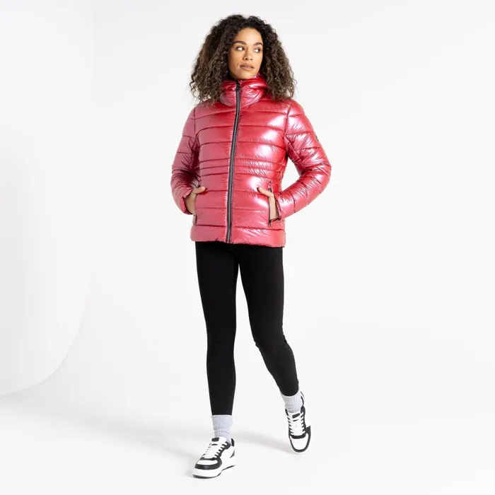 Dare 2b Insulated Jackets Reputable Ii Puffer Jacket Earth Rose Metallic 8211 Women