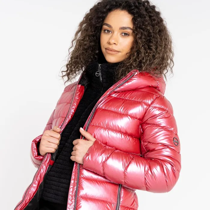 Dare 2b Insulated Jackets Reputable Ii Puffer Jacket Earth Rose Metallic 8211 Women