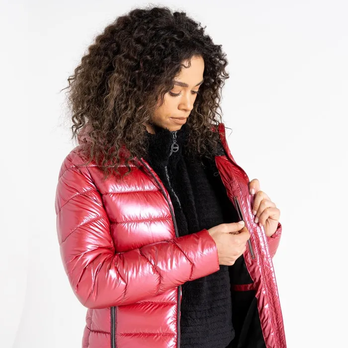 Dare 2b Insulated Jackets Reputable Ii Puffer Jacket Earth Rose Metallic 8211 Women