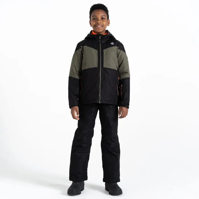 Dare 2b Insulated Jackets Slush Ski Jacket Black Lichen Green 8211 Kids