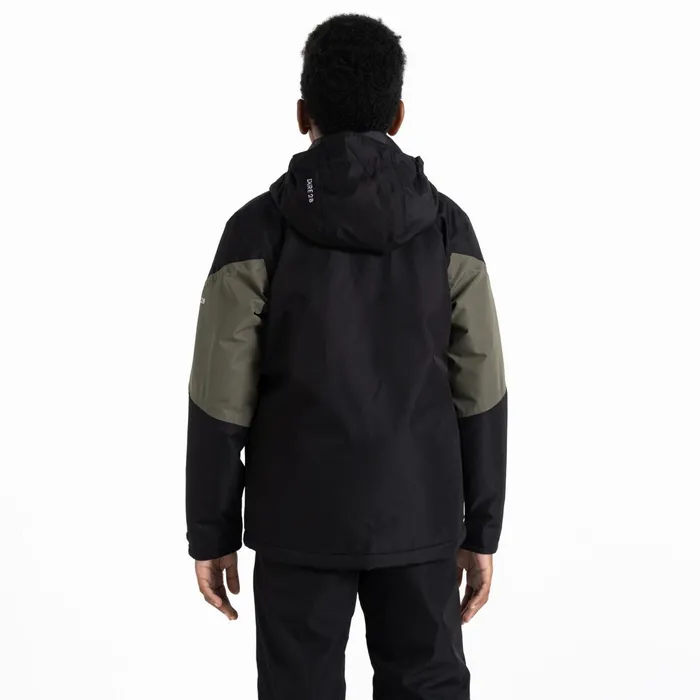 Dare 2b Insulated Jackets Slush Ski Jacket Black Lichen Green 8211 Kids