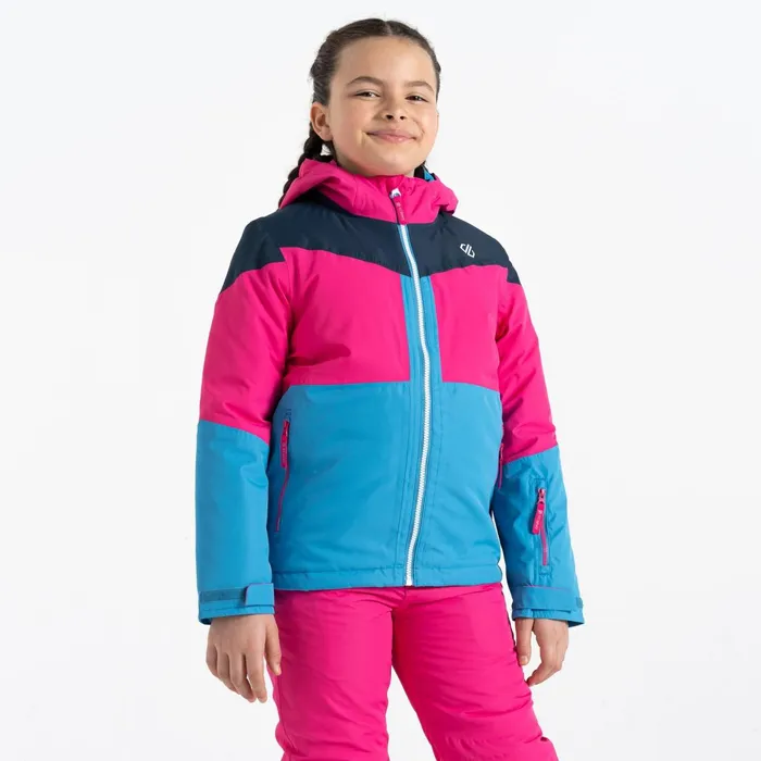 Dare 2b Insulated Jackets Slush Ski Jacket Swedish Blue Pure Pink 8211 Kids