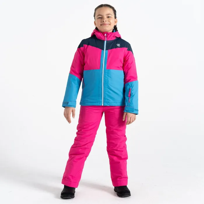Dare 2b Insulated Jackets Slush Ski Jacket Swedish Blue Pure Pink 8211 Kids