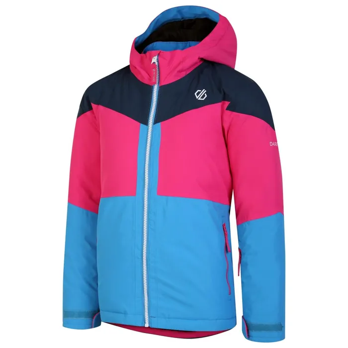 Dare 2b Insulated Jackets Slush Ski Jacket Swedish Blue Pure Pink 8211 Kids