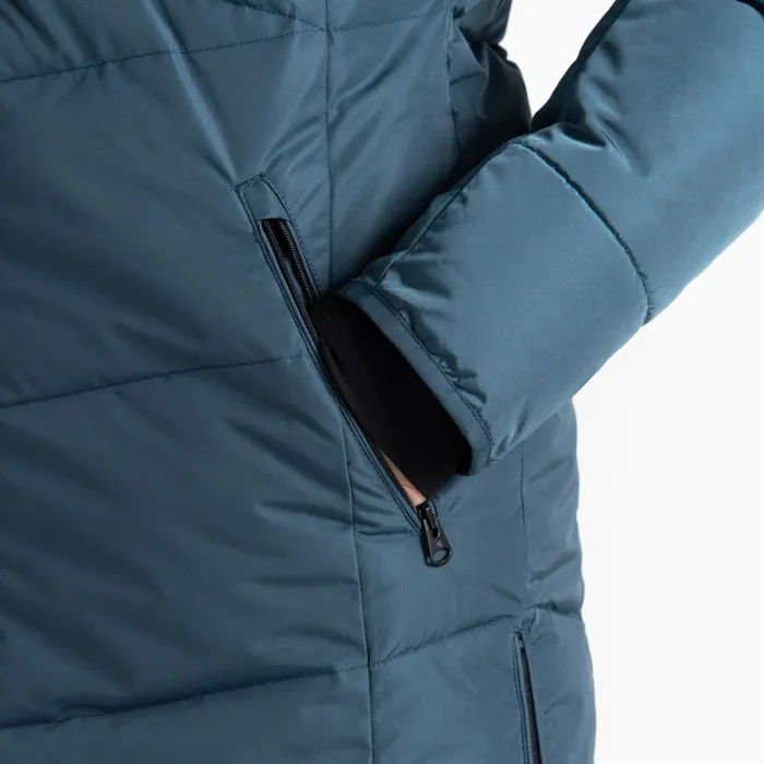 Dare 2b Insulated Jackets Striking Iii Mid Length Padded Jacket Orion Grey 8211 Women